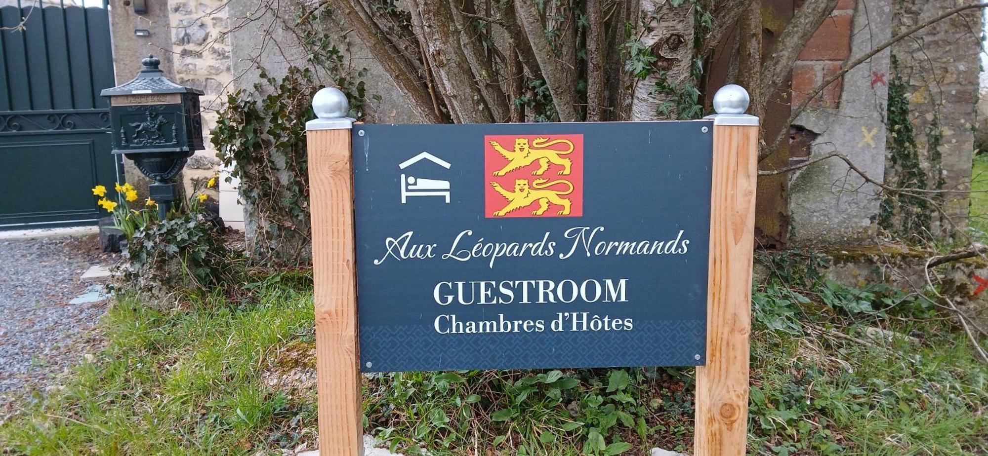 Bed and Breakfast Ferme Aux Leopards Normands Mandeville-en-Bessin Exteriér fotografie